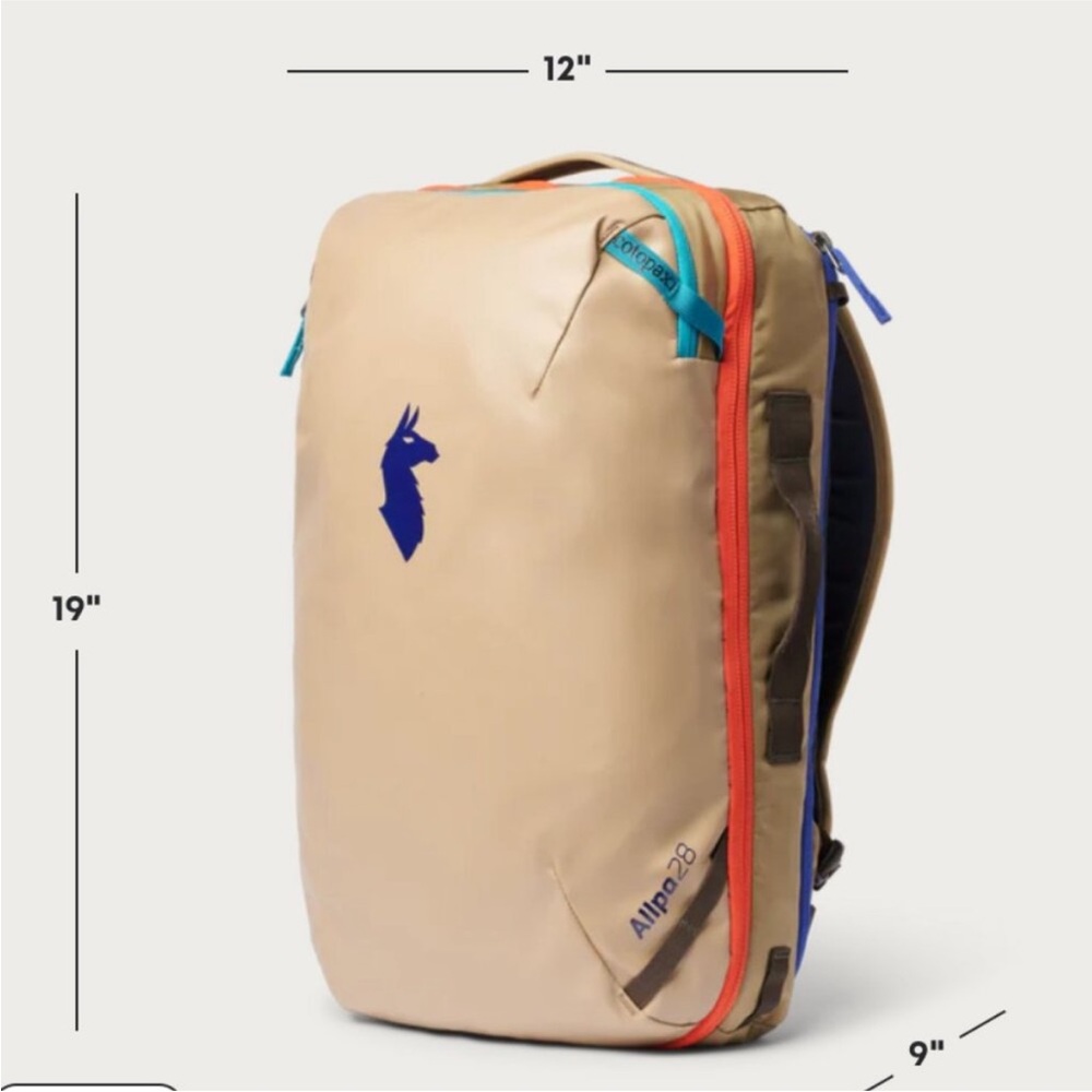 COTOPAXI Allpa 28L Travel Pack Backpack Beige Sand